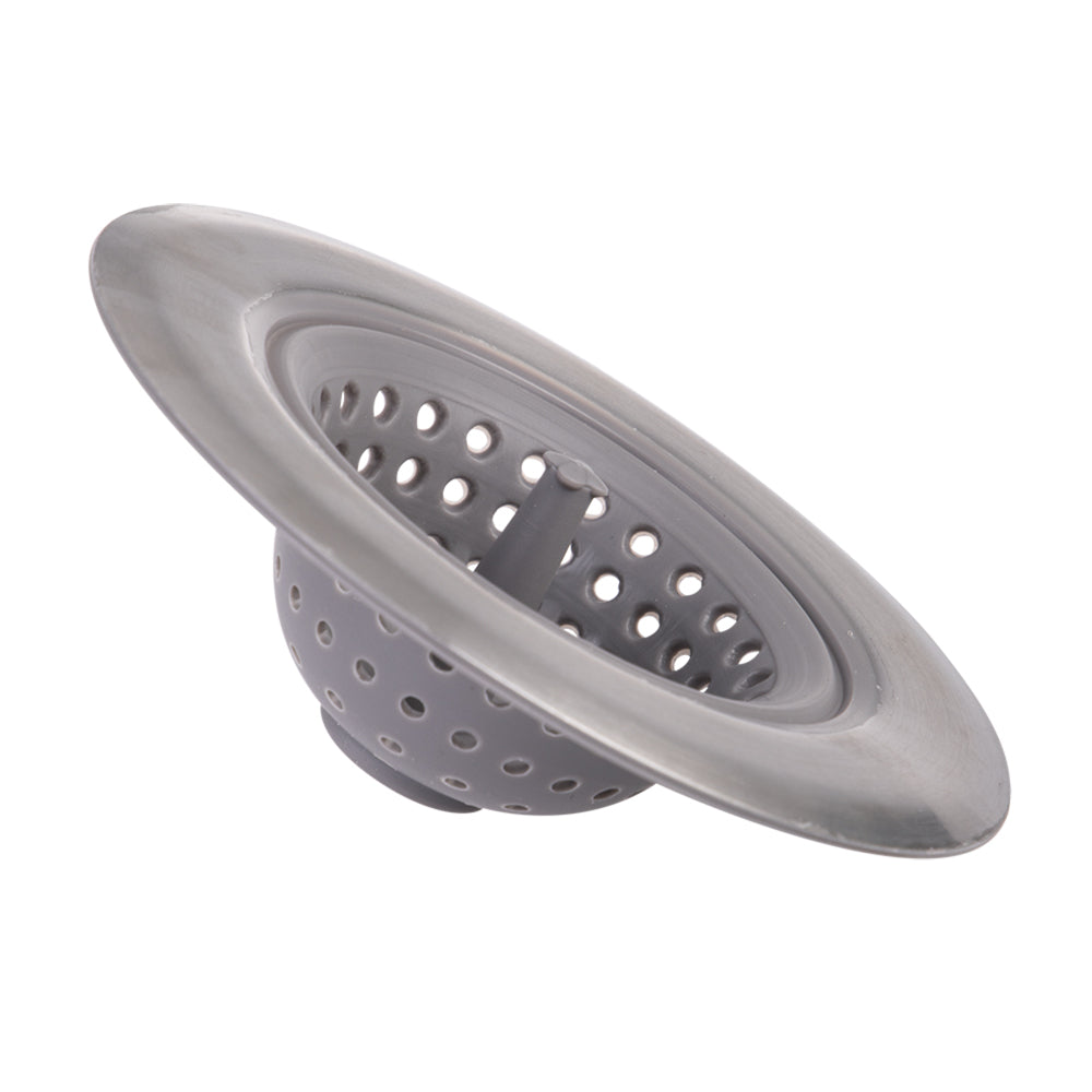 3461-1-appetito-stainless-steel-silicone-sink-strainer-home-kitchen-accessory-grey