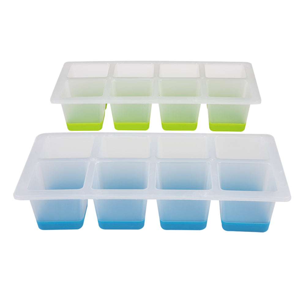 4469-2pc-appetito-easy-release-8-cube-square-ice-tray-home-kitchen-blue-lime