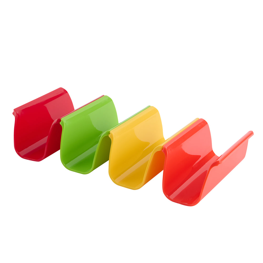 3640-1-4pc-appetito-coloured-taco-holder-home-kitchen-cooking-assorted