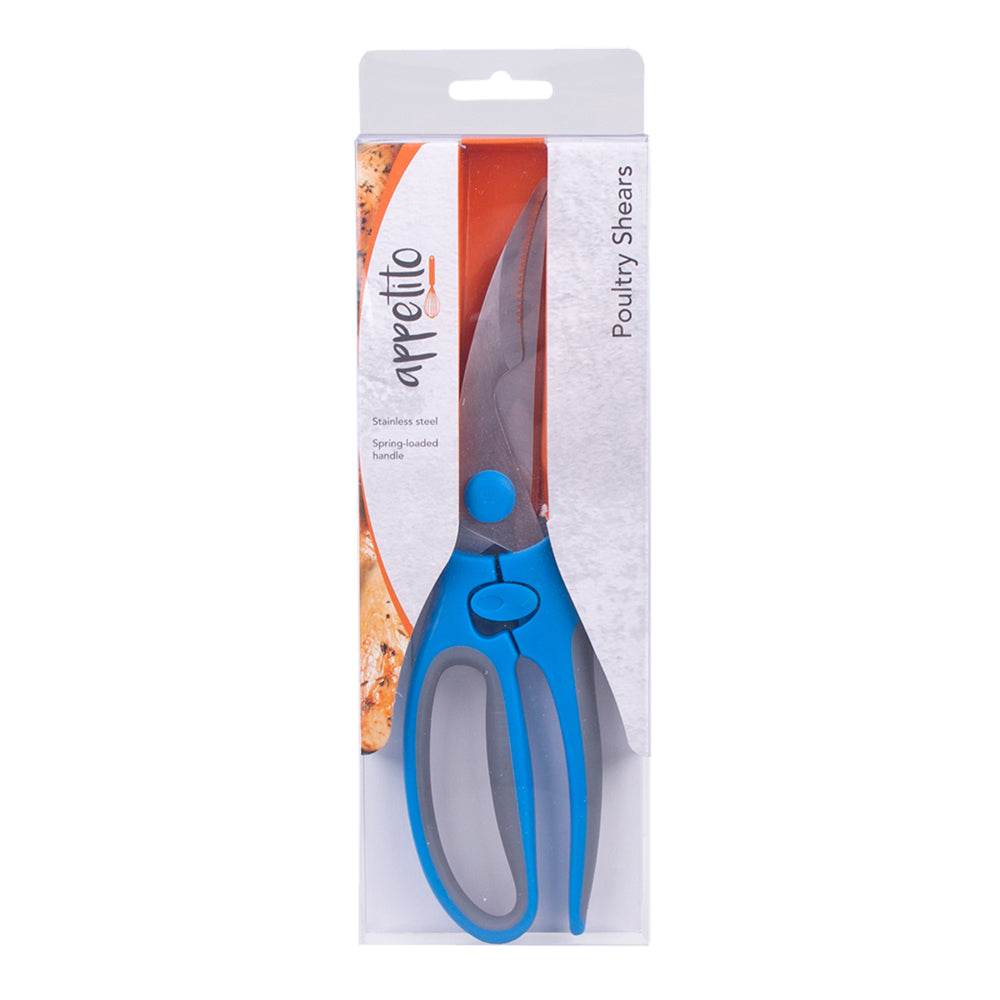 3400b-appetito-stainless-steel-poultry-shears-home-kitchen-cooking-blue-grey