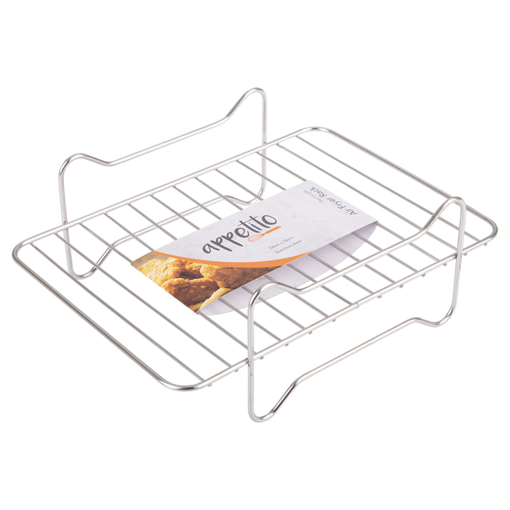 3155-appetito-stainless-steel-rectangle-air-fryer-rack-22x16cm-silver