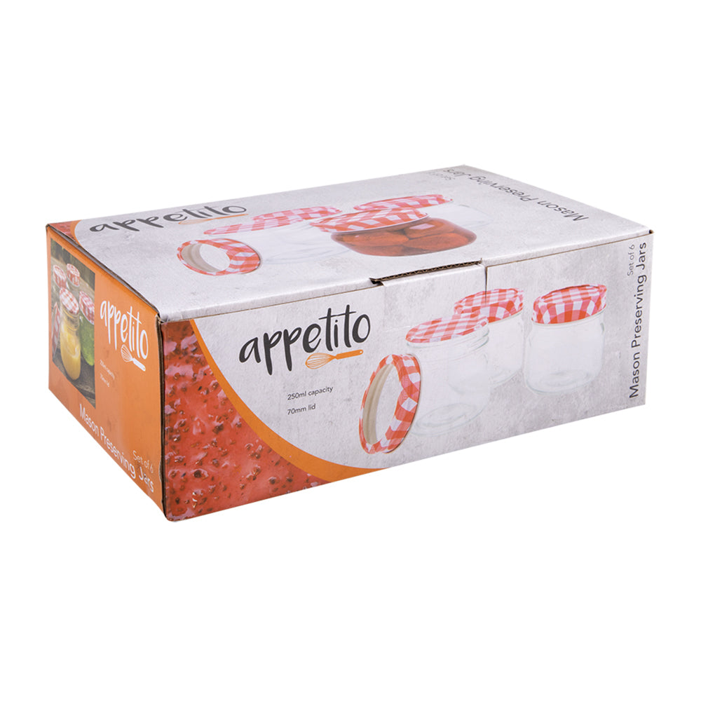 5310-6pc-appetito-250ml-mason-preserving-jars-home-kitchen-organiser