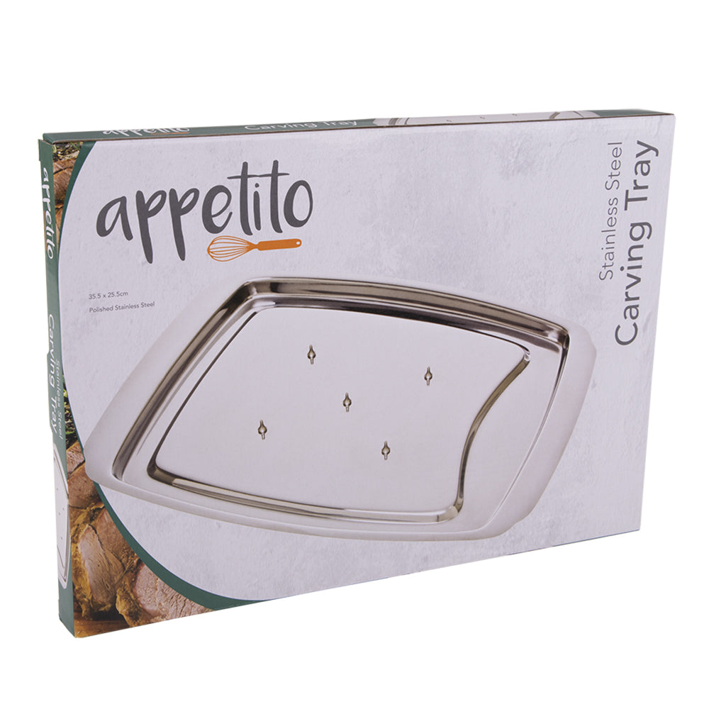 2301-appetito-stainless-steel-35-5x25-5cm-spike-carving-tray-food-prep