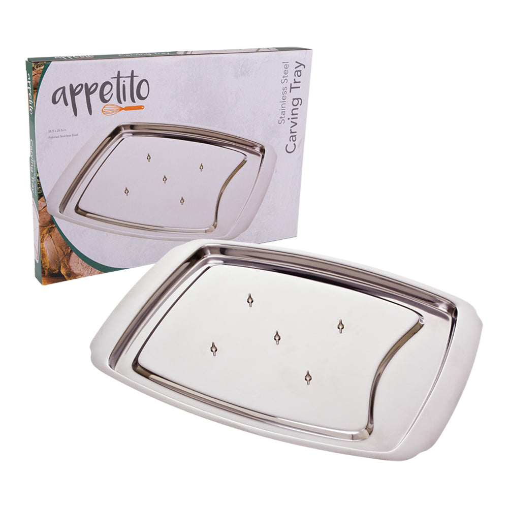 2301-appetito-stainless-steel-35-5x25-5cm-spike-carving-tray-food-prep