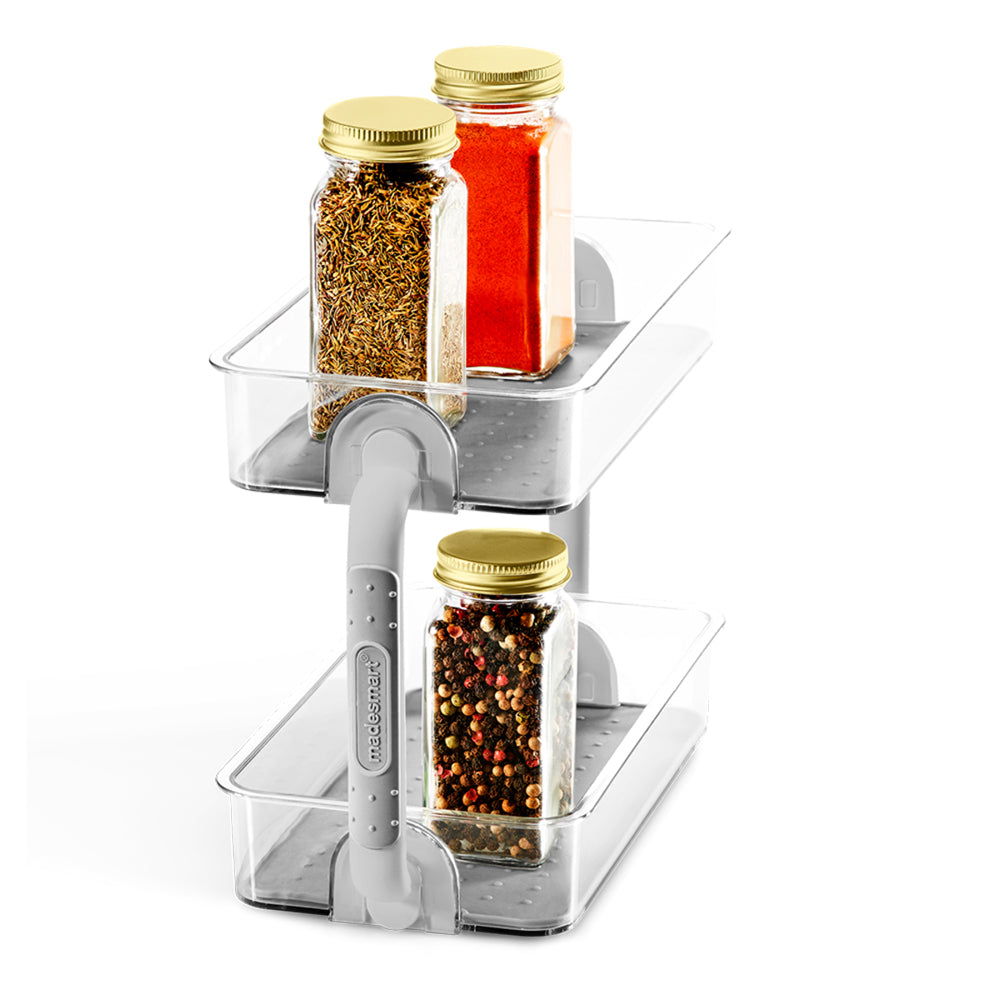 4523-1-madesmart-clear-2-tier-spice-organiser-rectangle-26x18cm-grey