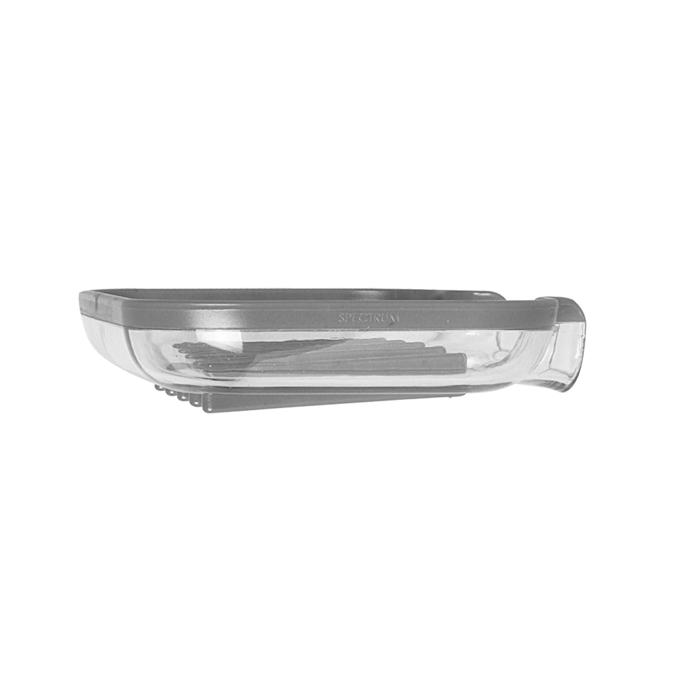 5064gy-spectrum-cora-sink-sponge-soap-dish-holder-grey