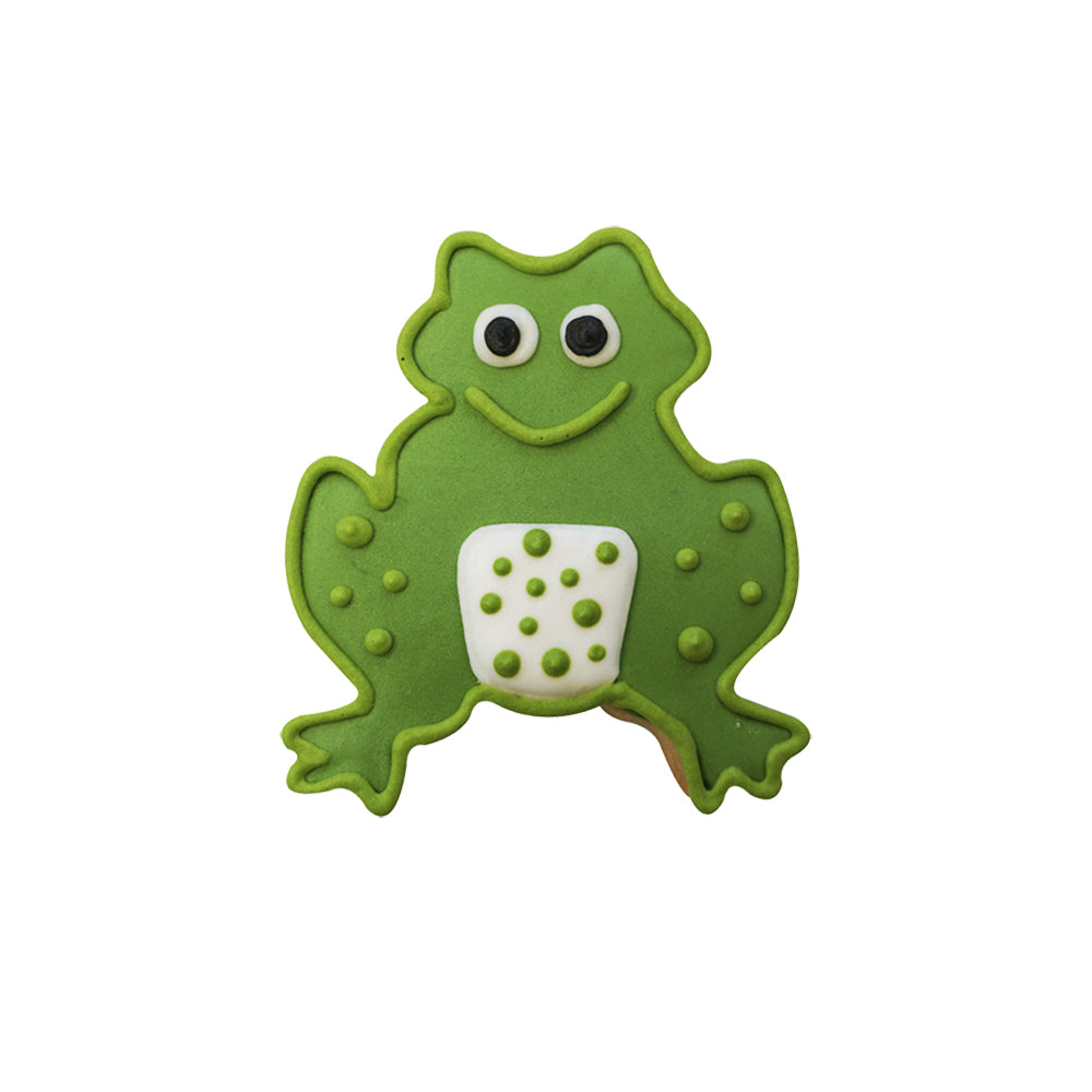 2700-36-r-m-frog-cookie-cutter-polyresin-coated-steel-7-6cm-green