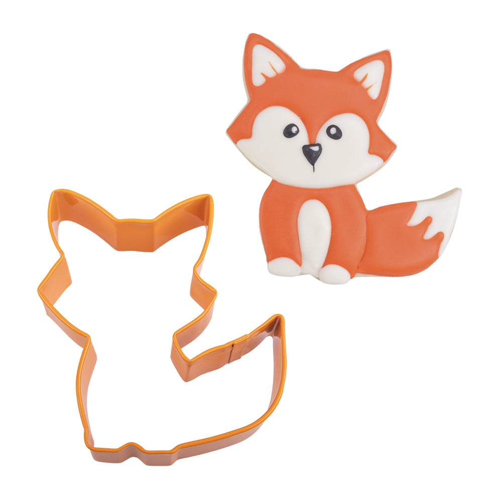 2700-84-r-m-cute-fox-cookie-cutter-polyresin-coated-steel-9-5cm-orange