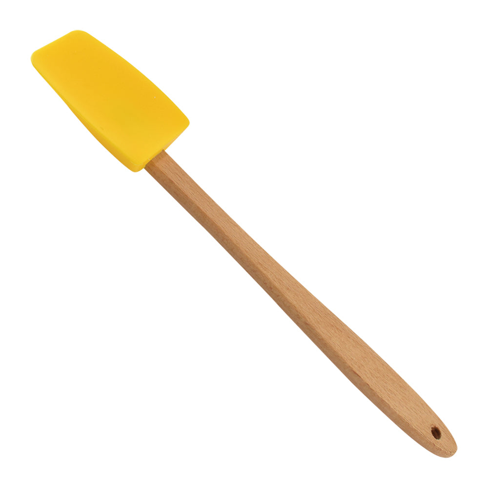 3830-9-r-m-silicone-mini-spoon-spatula-w-wood-handle-assorted