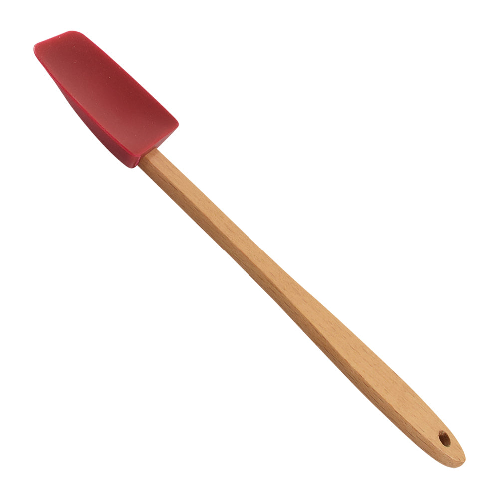3830-9-r-m-silicone-mini-spoon-spatula-w-wood-handle-assorted