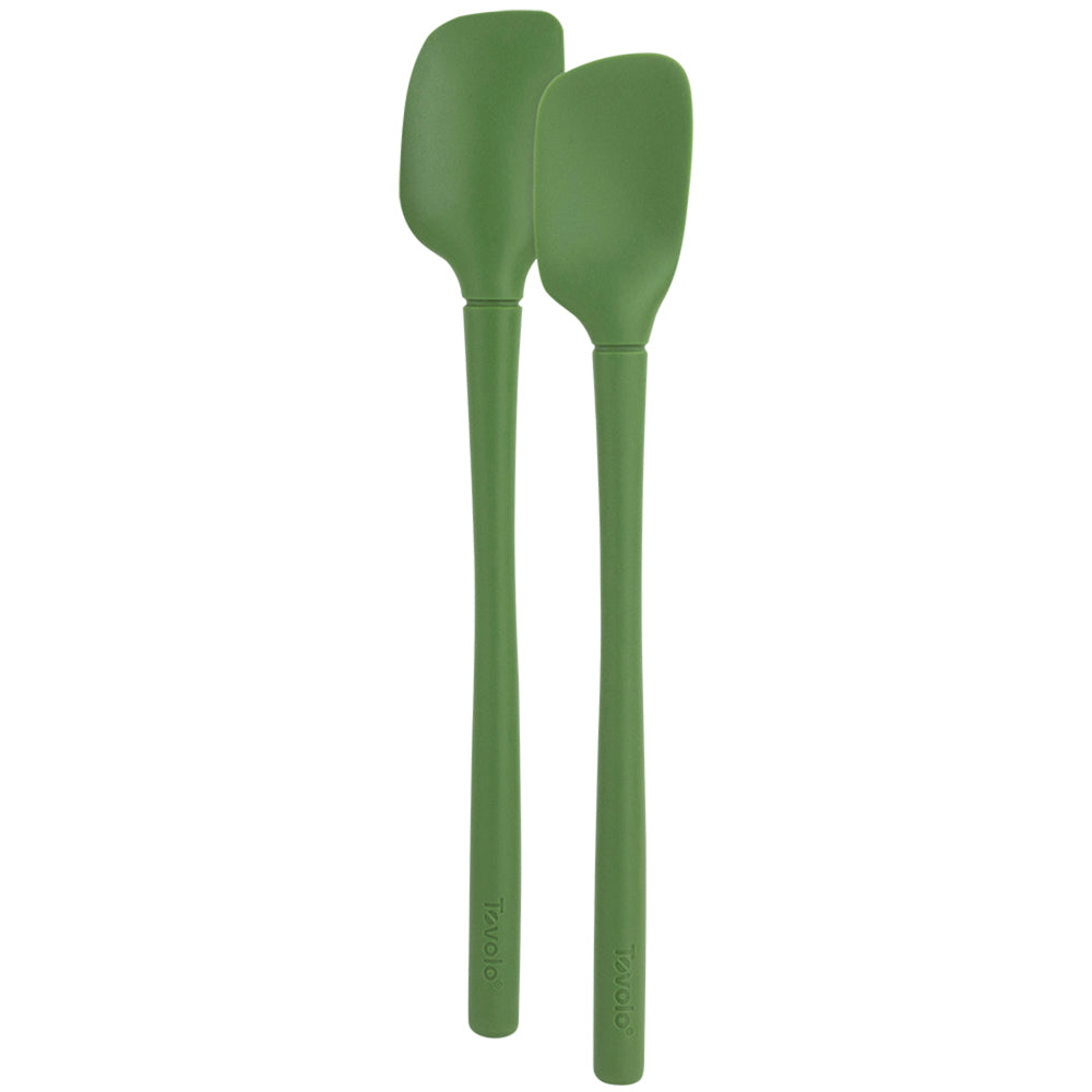 4843po-2pc-tovolo-flex-core-all-silicone-nylon-mini-spatula-spoonula-set-pesto