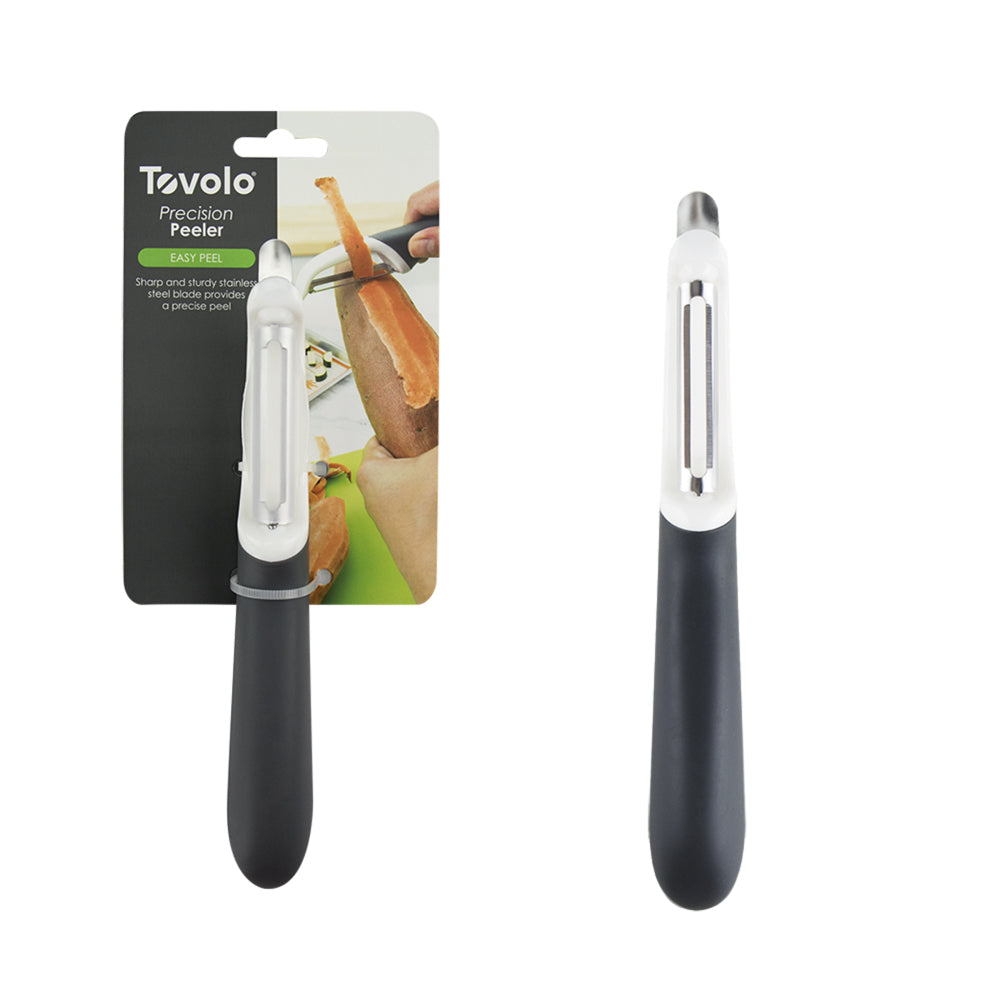 4858-2-tovolo-precision-easy-peel-stainless-steel-peeler-white