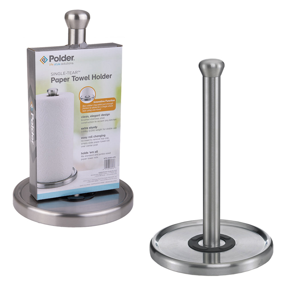 4591-1-polder-single-tear-stainless-steel-paper-towel-holder-silver