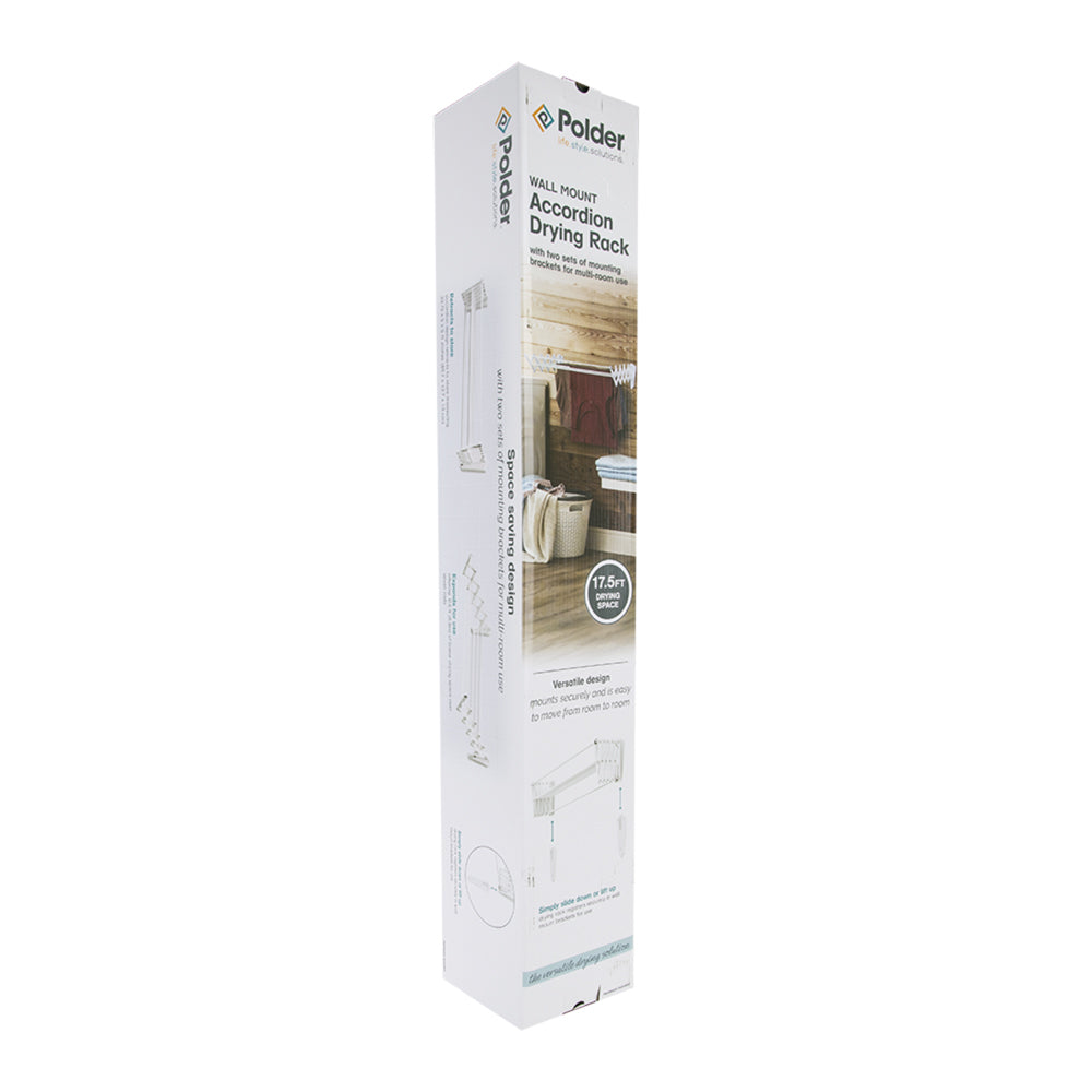 4481-1-polder-retractable-wall-mount-accordion-drying-rack-white
