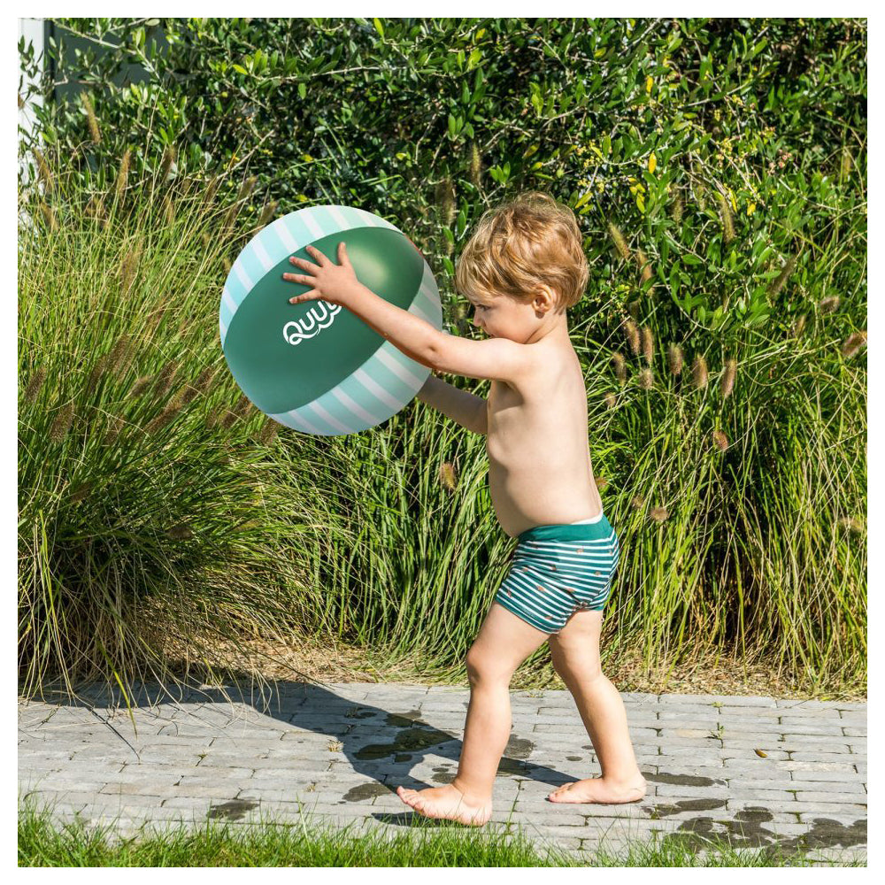 173526-quut-inflatable-beach-ball-30cm-round-garden-green-kids-toy-1y