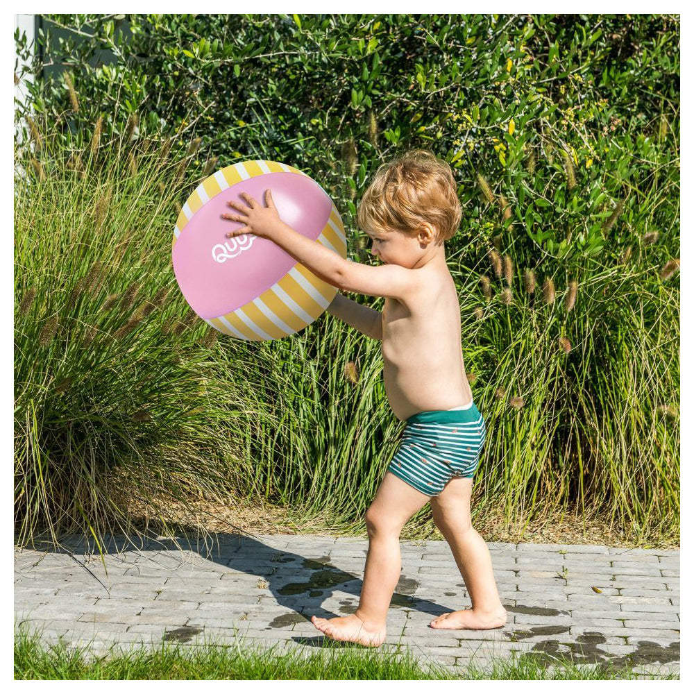 173540-quut-inflatable-beach-ball-30cm-round-banana-pink-kids-toy-1y