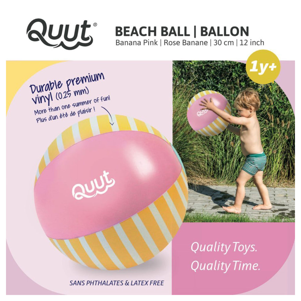173540-quut-inflatable-beach-ball-30cm-round-banana-pink-kids-toy-1y