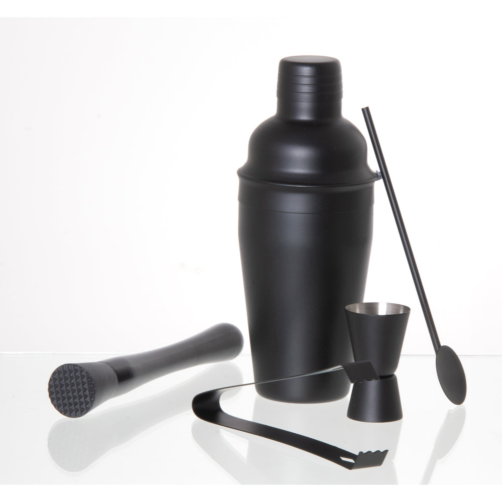 26317-5pc-gibson-gifts-stainless-steel-cocktail-shaker-bartender-set-assorted