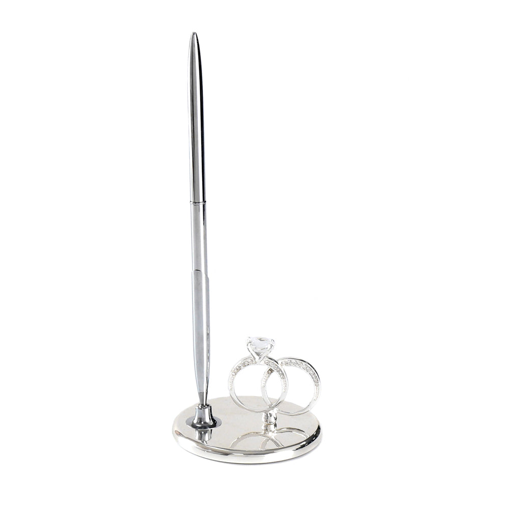 51627-gibson-gifts-diamond-ring-pen-holder-home-office-decor-21x10cm