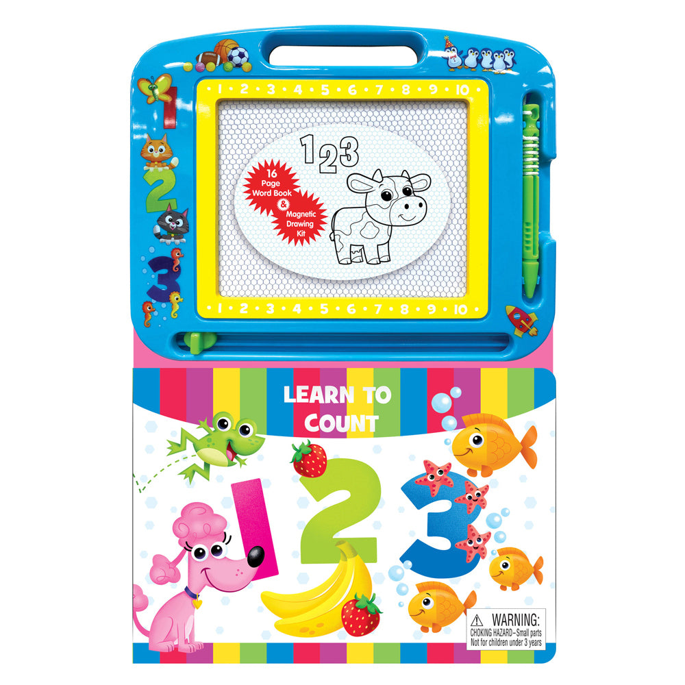 Learn To Count Learning Series Kids Drawing Pad w/ Book 3y+