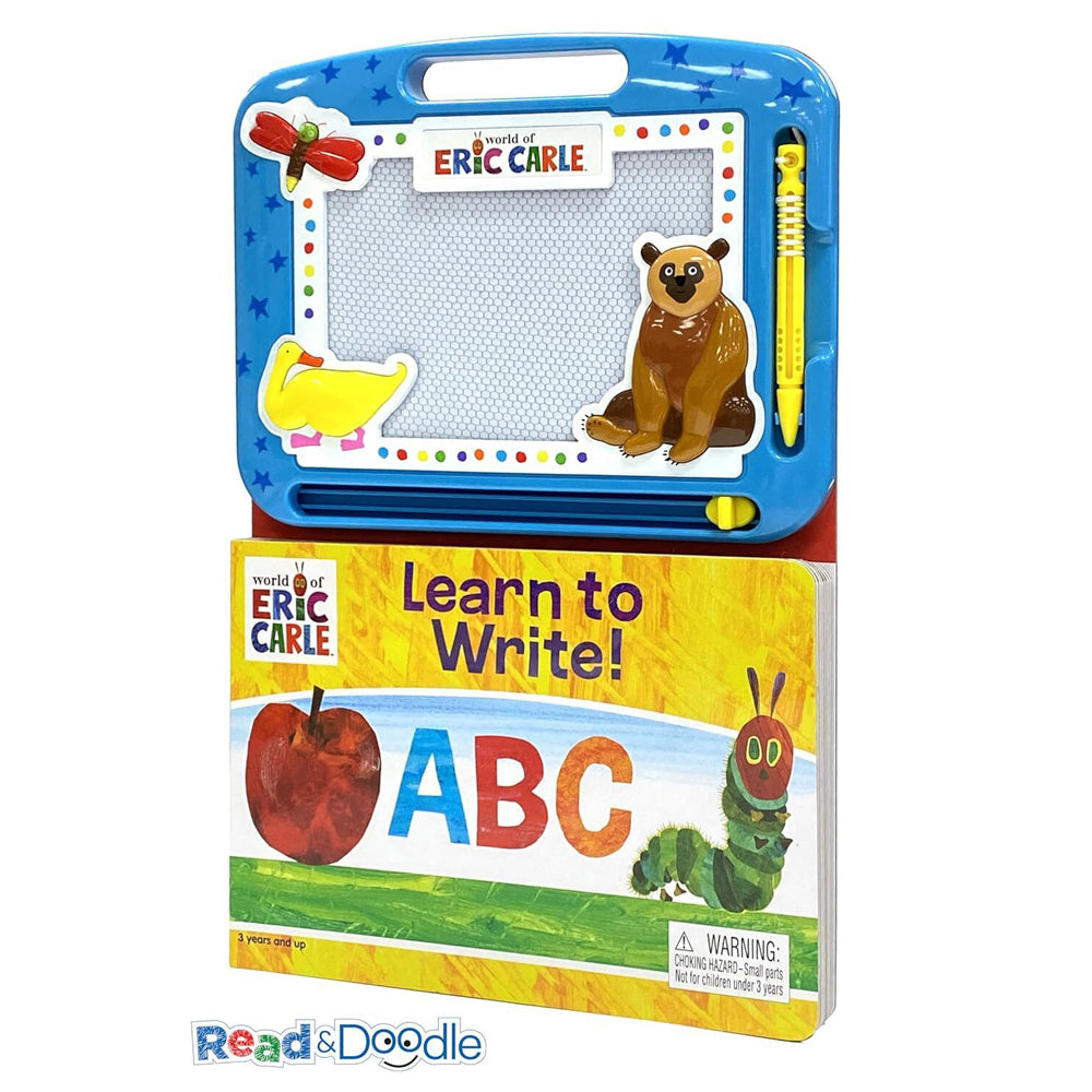 Eric Carle Abc/Words Learning Series Kids Drawing Pad w/ Book 3y+