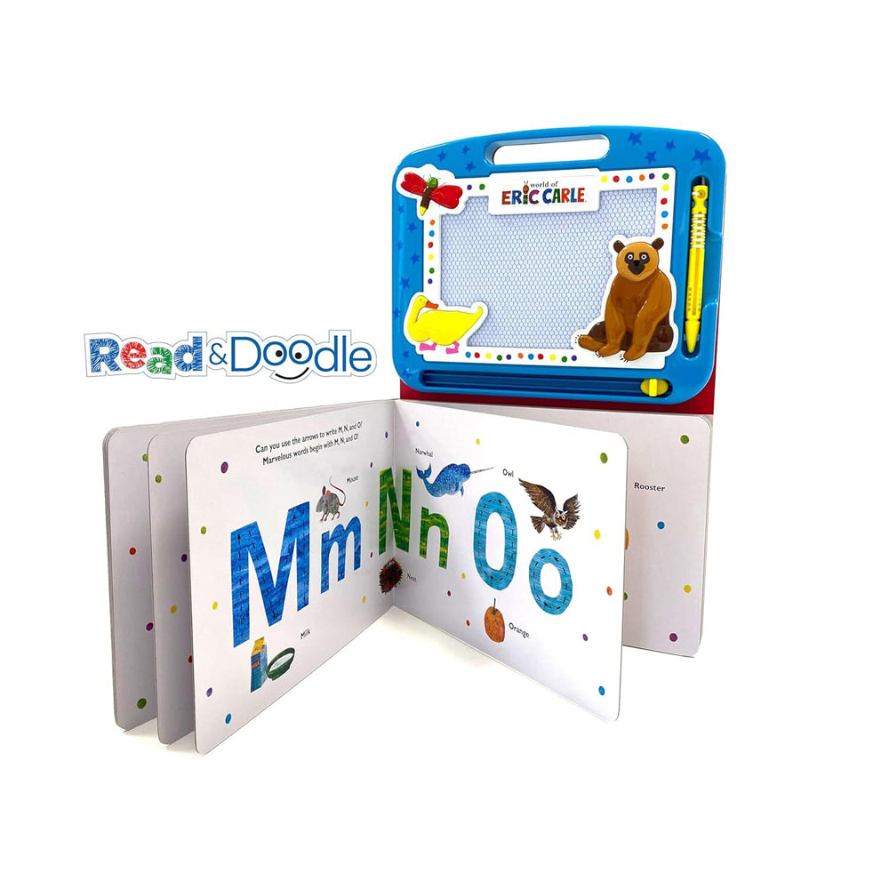 Eric Carle Abc/Words Learning Series Kids Drawing Pad w/ Book 3y+