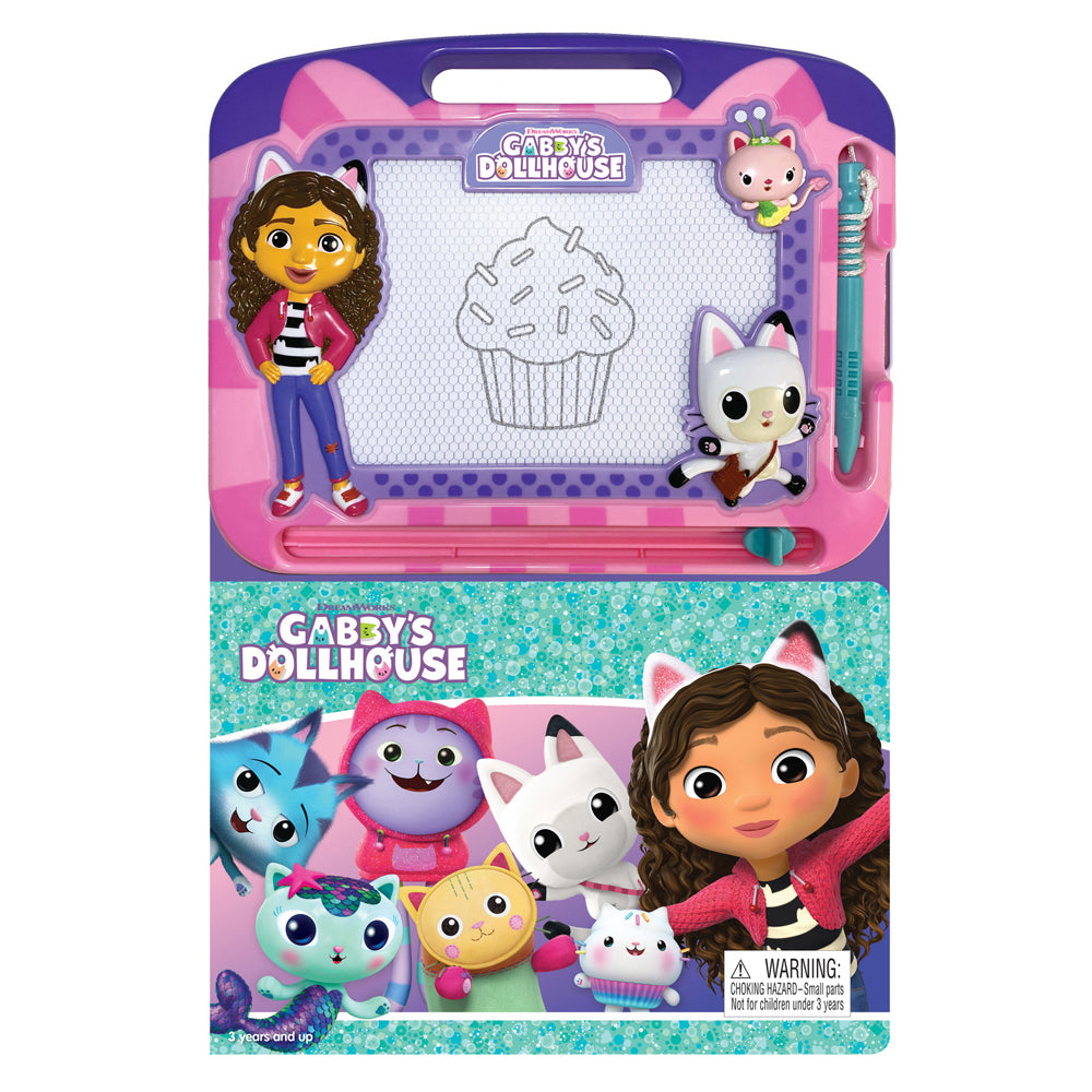 Gabby's Dollhouse Learning Series Kids Drawing Pad w/ Book 3y+
