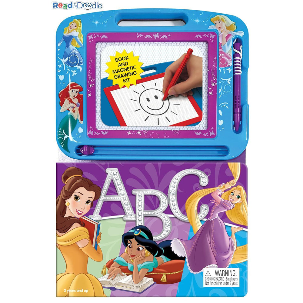 Disney Princess Abc 2024 Learning Series Kids Drawing Pad w/ Book 3y+