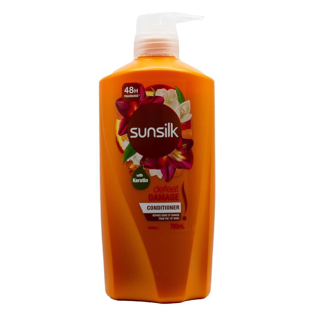 Sunsilk Defeat Damage Strengthening Hair Conditioner 700ml Hydrating (12 Pack) — image 2