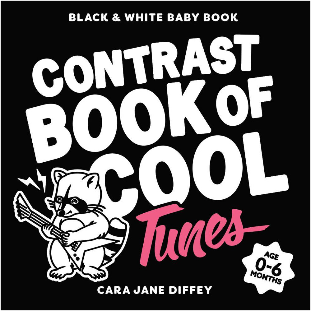 The Contrast Book Of Cool Tunes Kids Board Book 0-6m