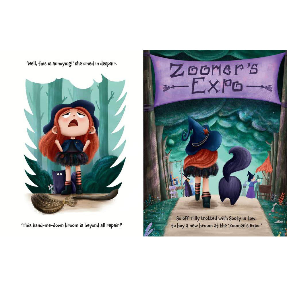 Tilly's New Broom Kids Bedtime Story Picture Book 3-8y
