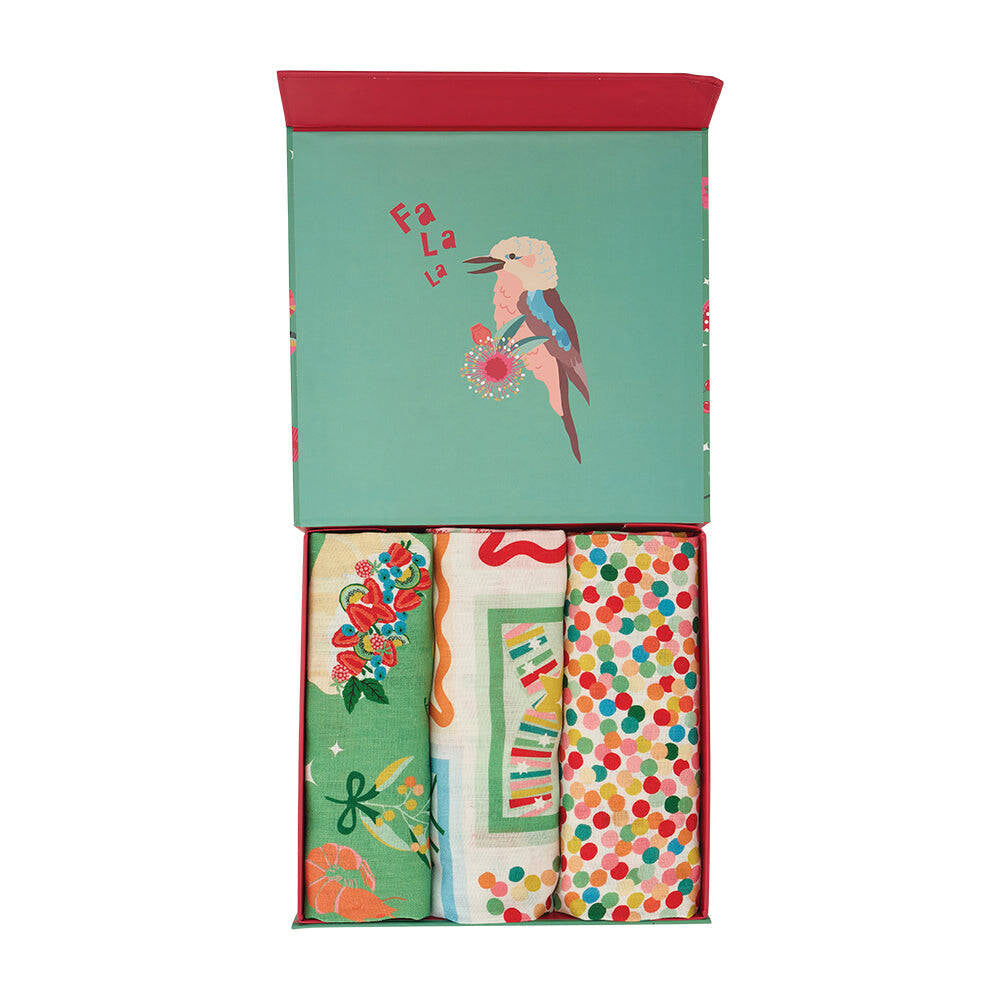 40ctt-3pc-annabel-trends-linen-christmas-tea-towel-set-50x70cm