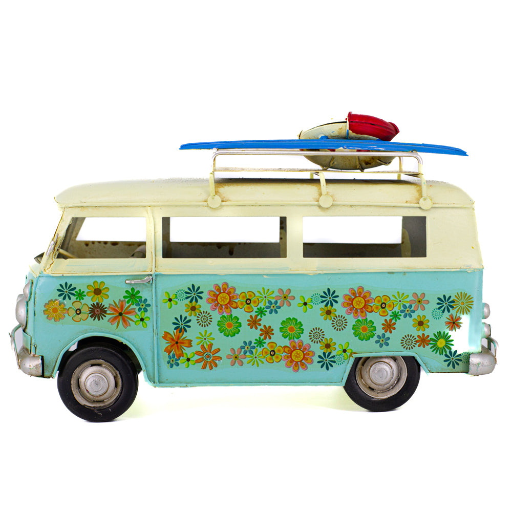 31130-boyle-metal-display-flower-van-orange-top-ornament-home-decor-25cm