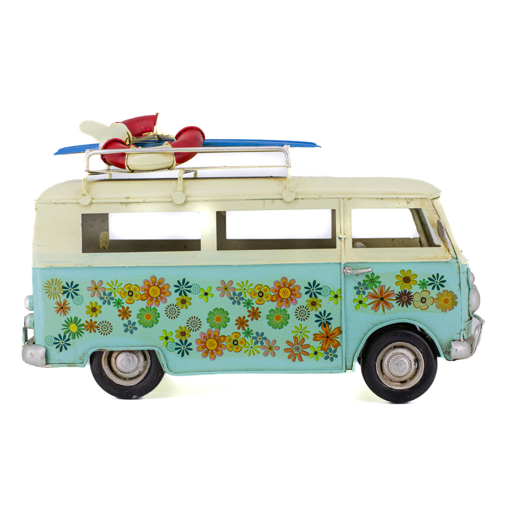 31130-boyle-metal-display-flower-van-orange-top-ornament-home-decor-25cm