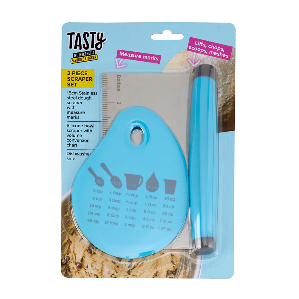 49564-2pc-tasty-stainless-steel-silicone-scraper-set-15cm-light-blue