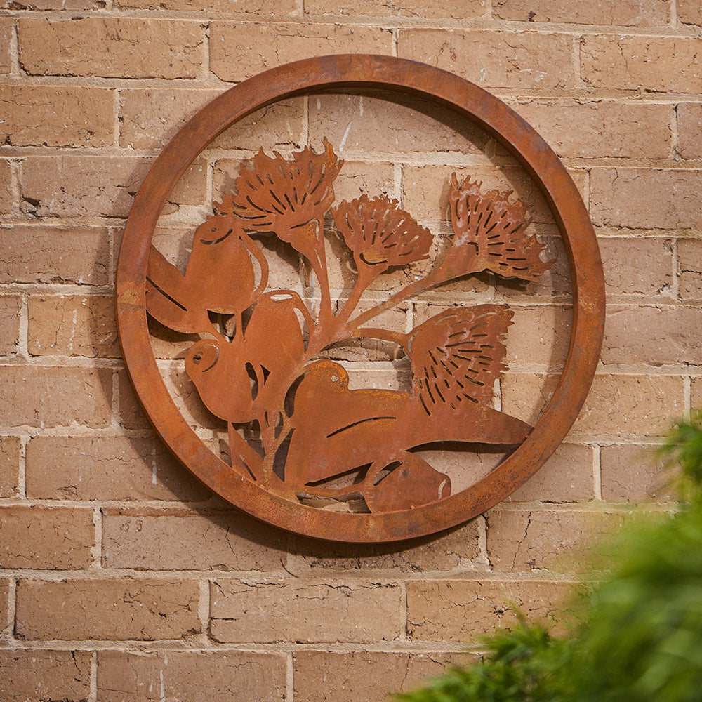 20253-wall-art-60cm-gum-flower-corten-steel-ornament-decor-large