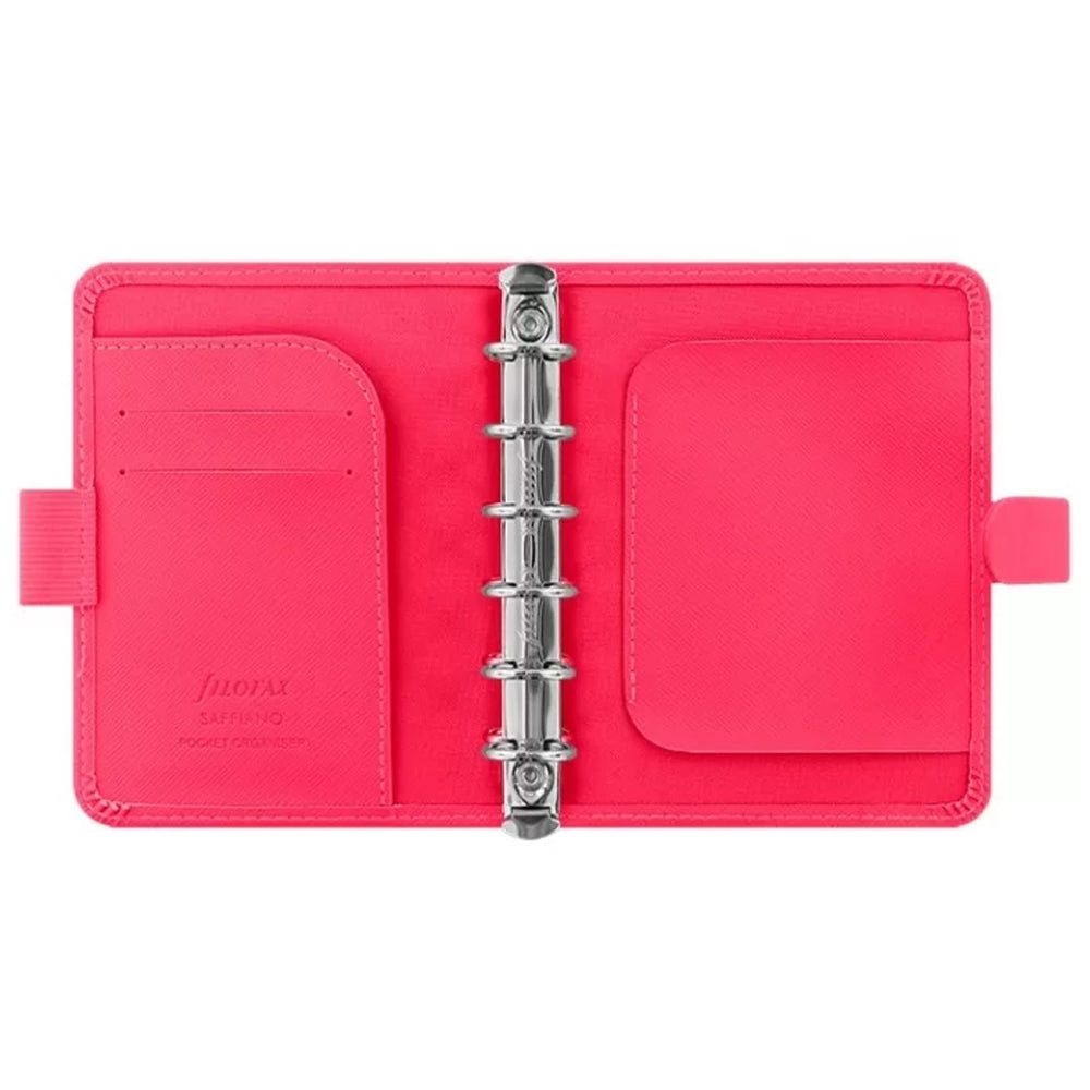 101187-filofax-saffiano-pocket-organiser-faux-leather-fluro-pink