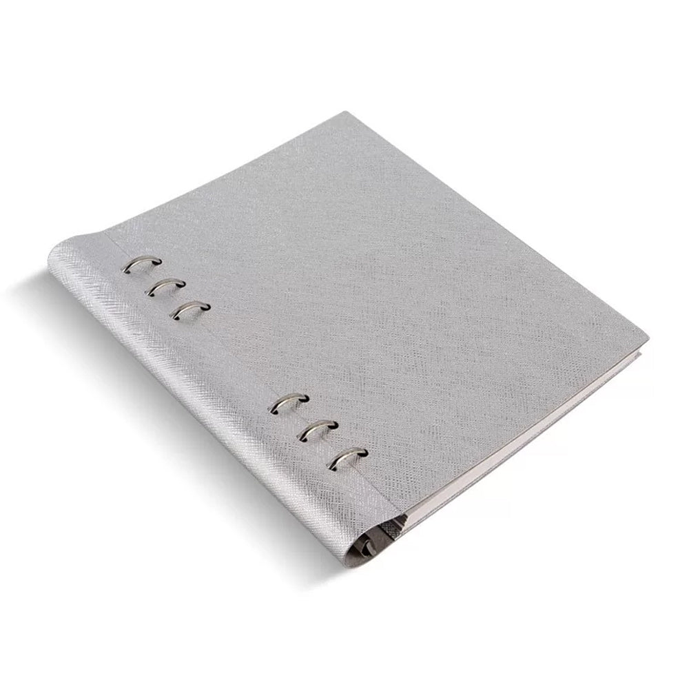 101352-filofax-a5-saffiano-clipbook-personal-organiser-planner-metallic-silver