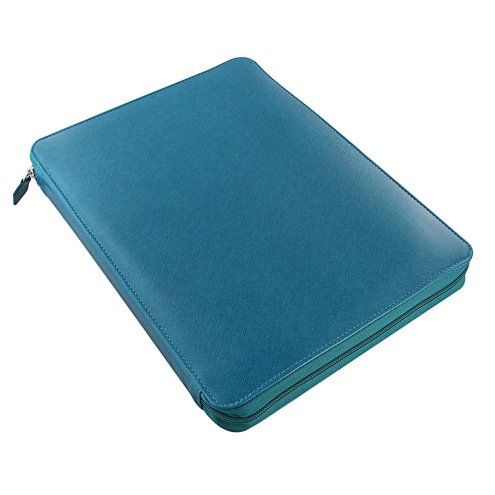 101389-filofax-a4-saffiano-zipped-folio-personal-organiser-aquamarine