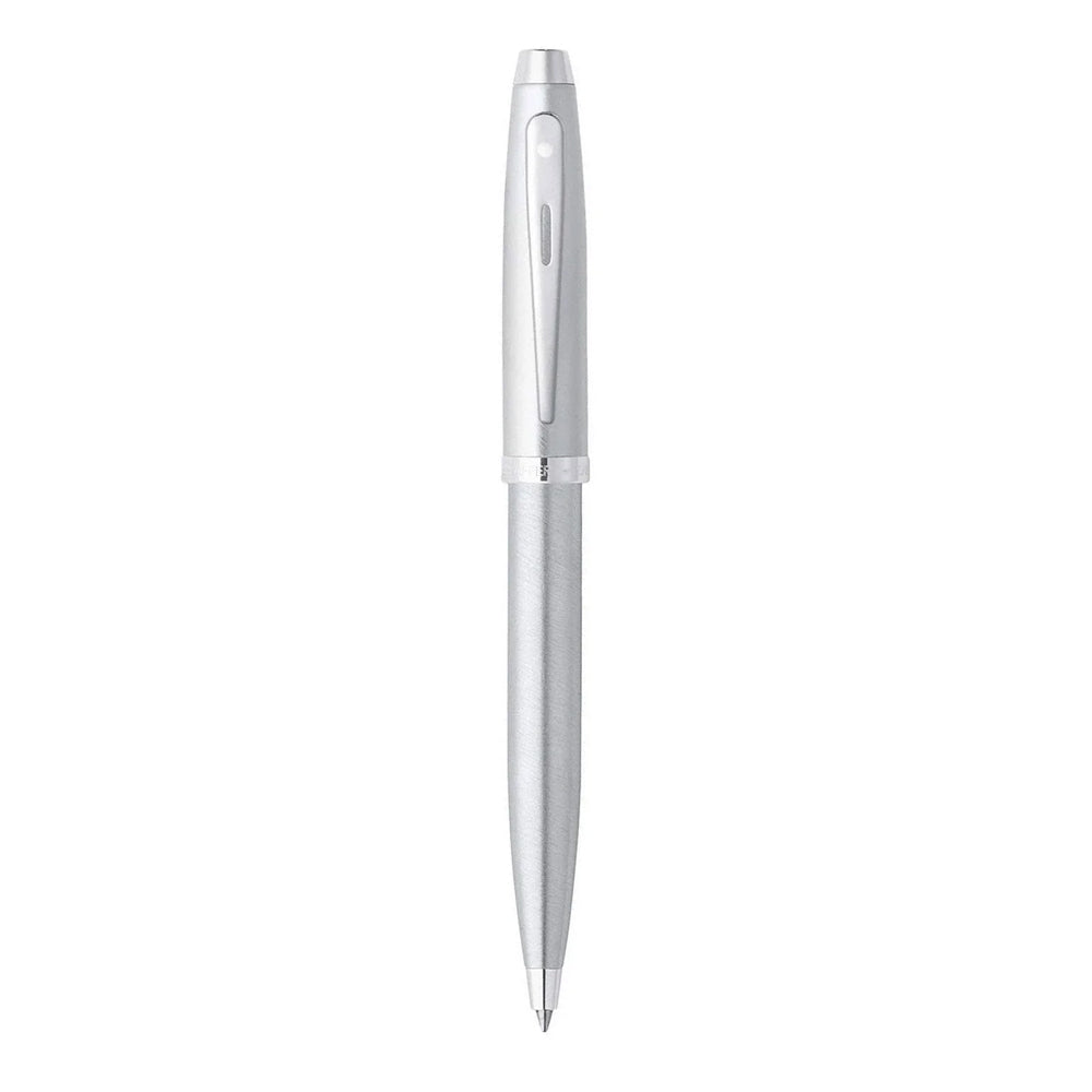 110444-sheaffer-100-ball-point-pen-brushed-chrome-nickel-silver