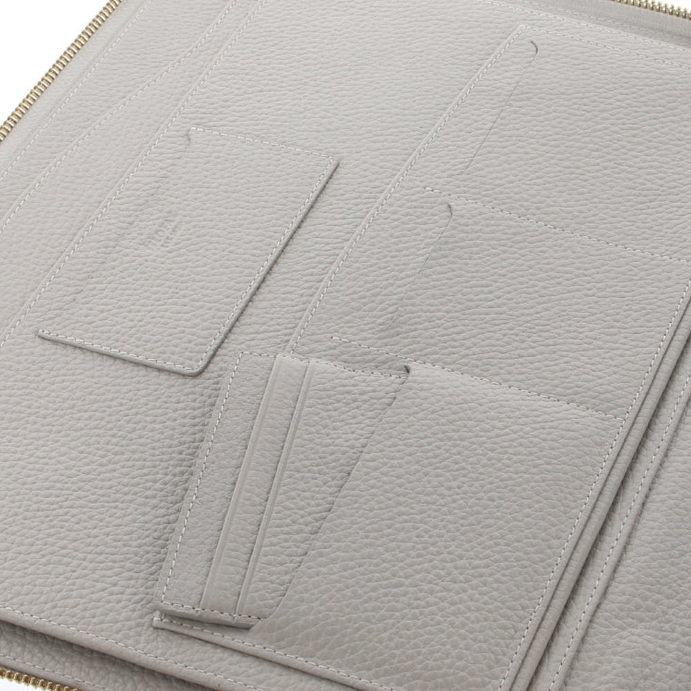 110938-filofax-classic-stitch-a4-writing-folio-notebook-soft-zip-leather-grey