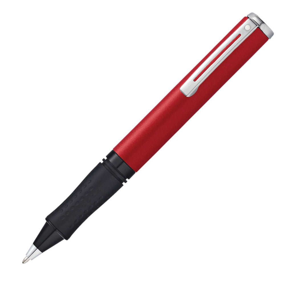 112477-sheaffer-award-trim-ball-point-pen-matt-red-chrome