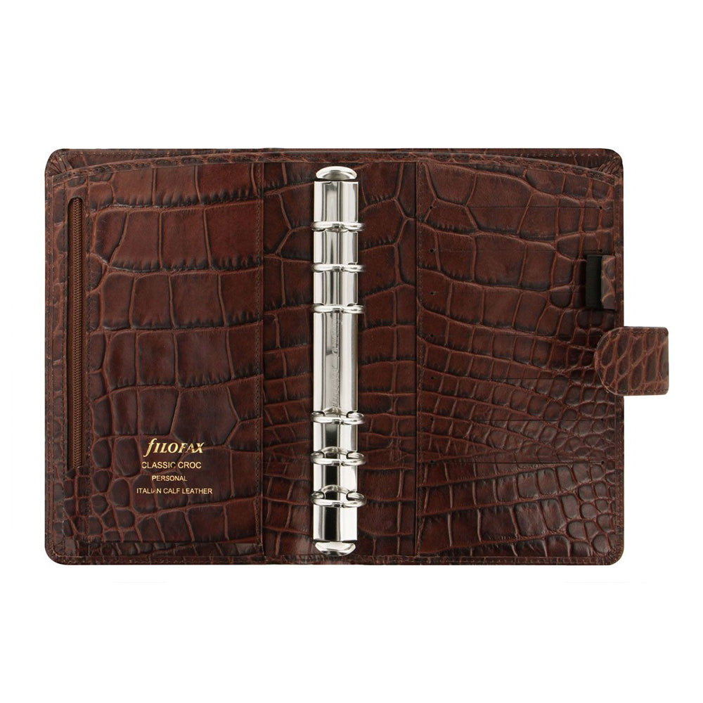 115926-filofax-classic-personal-organiser-crocodile-leather-chestnut-20cm
