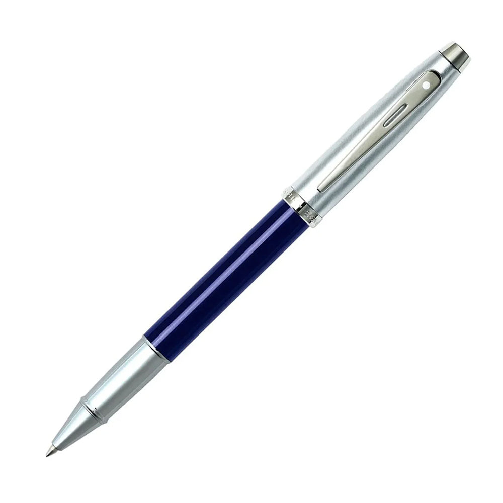 116314-sheaffer-100-roller-ball-pen-hs-nib-blue-lacquer-chrome