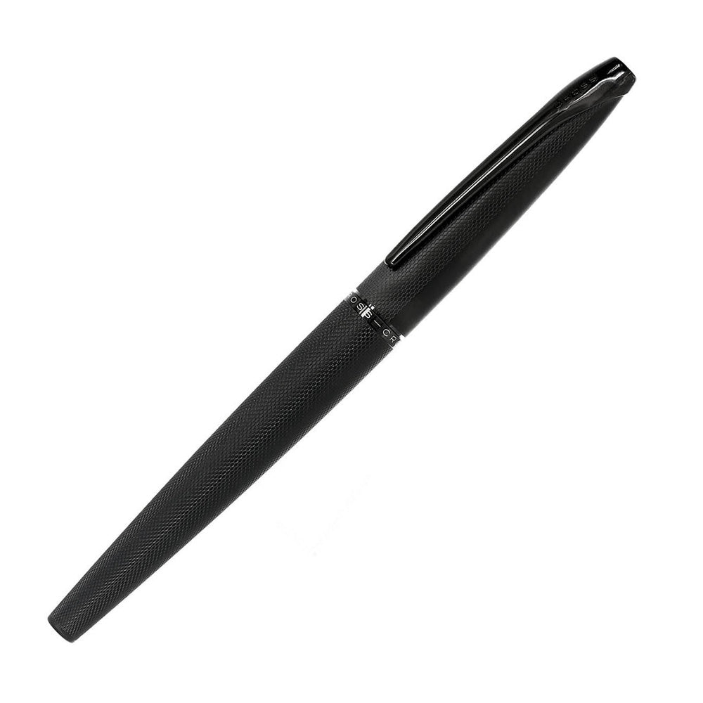 116637-cross-atx-brushed-etched-diamond-synthetic-resin-ball-point-pen-black