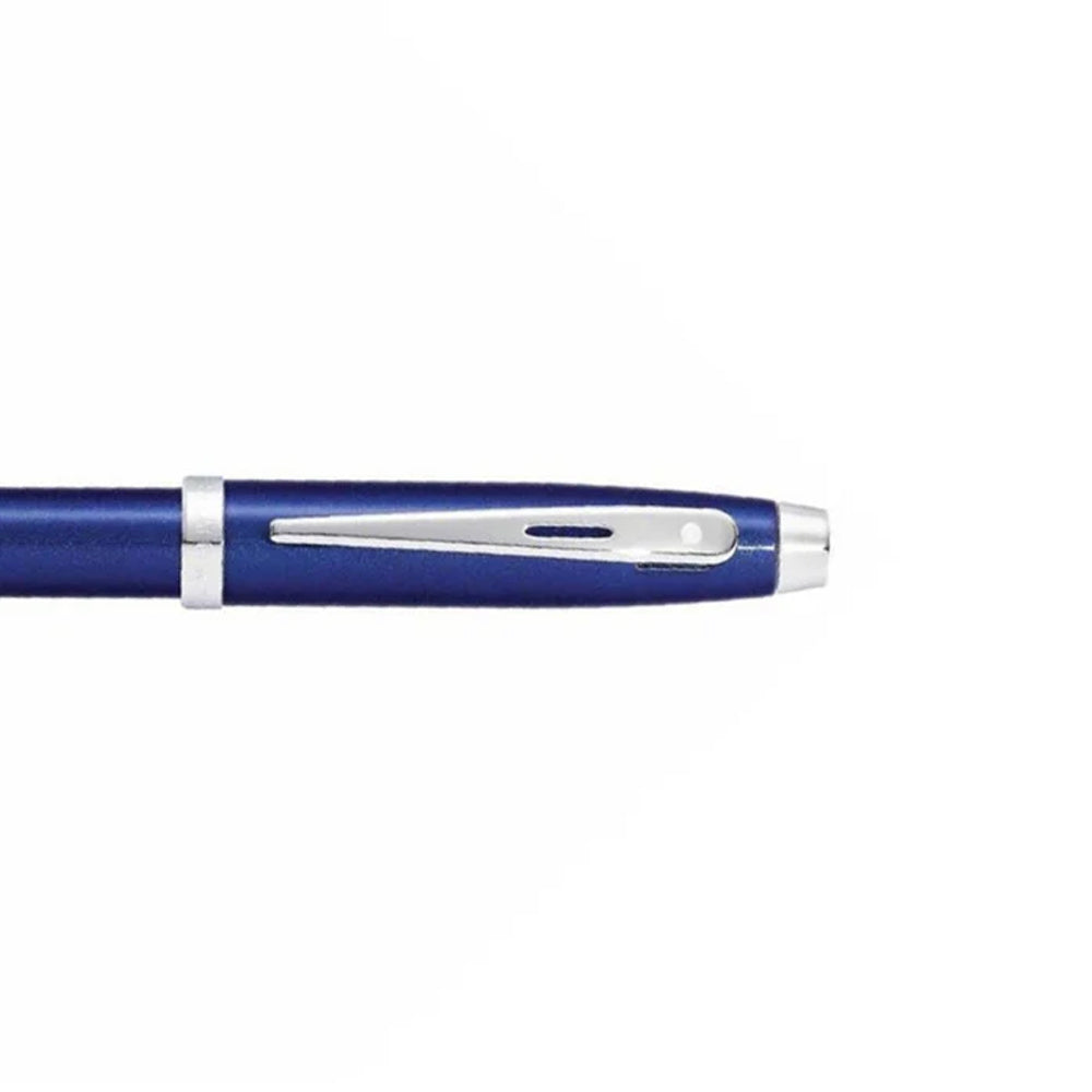 117864-sheaffer-100-fountain-pen-medium-hs-nib-lacquer-chrome-plate-blue