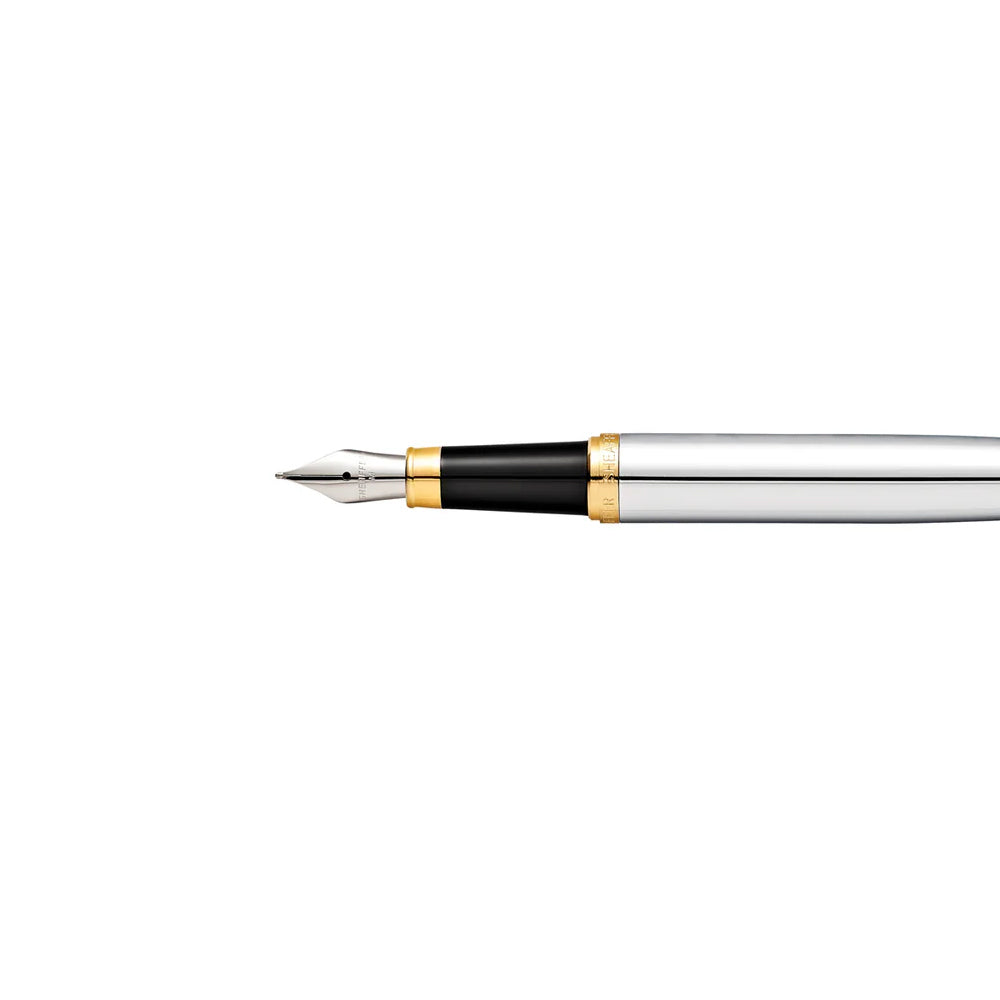 119344-sheaffer-vfm-fountain-pen-medium-nib-chrome-gold-tone
