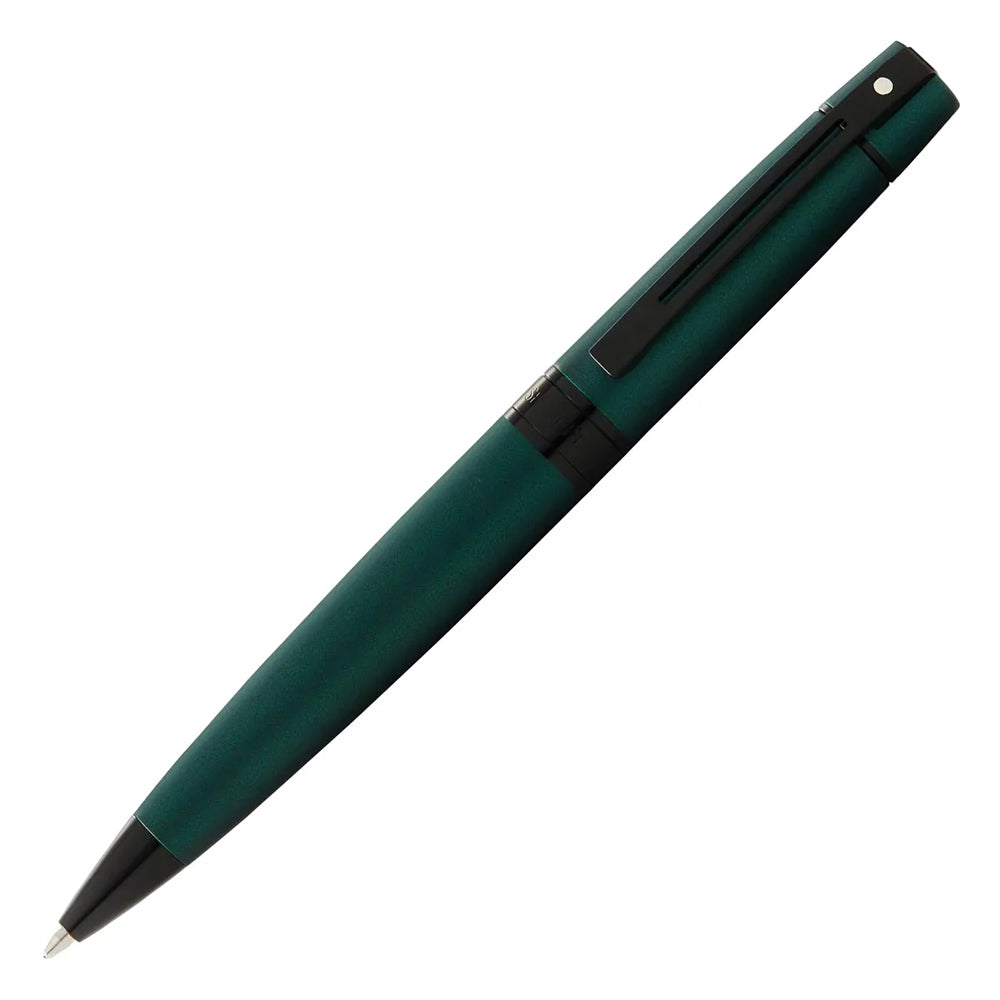 121438-sheaffer-300-ball-point-pen-stationery-matt-green-black-trim