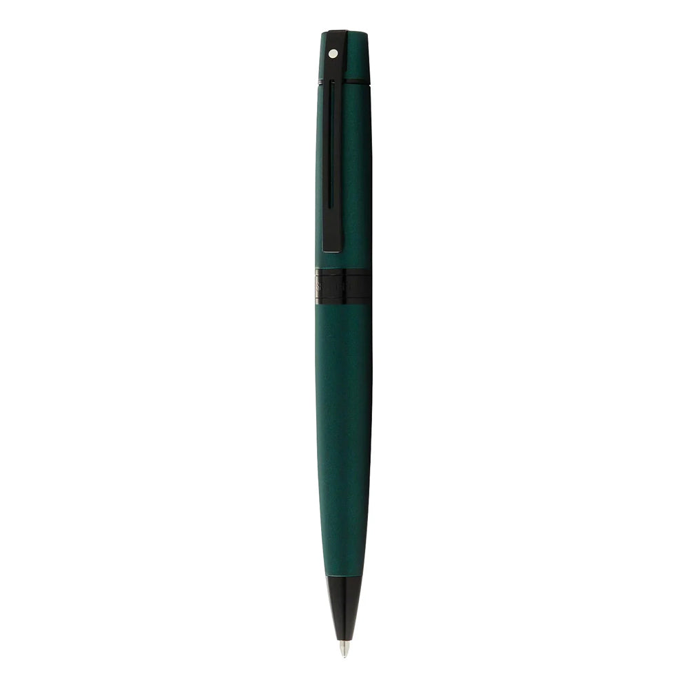 121438-sheaffer-300-ball-point-pen-stationery-matt-green-black-trim