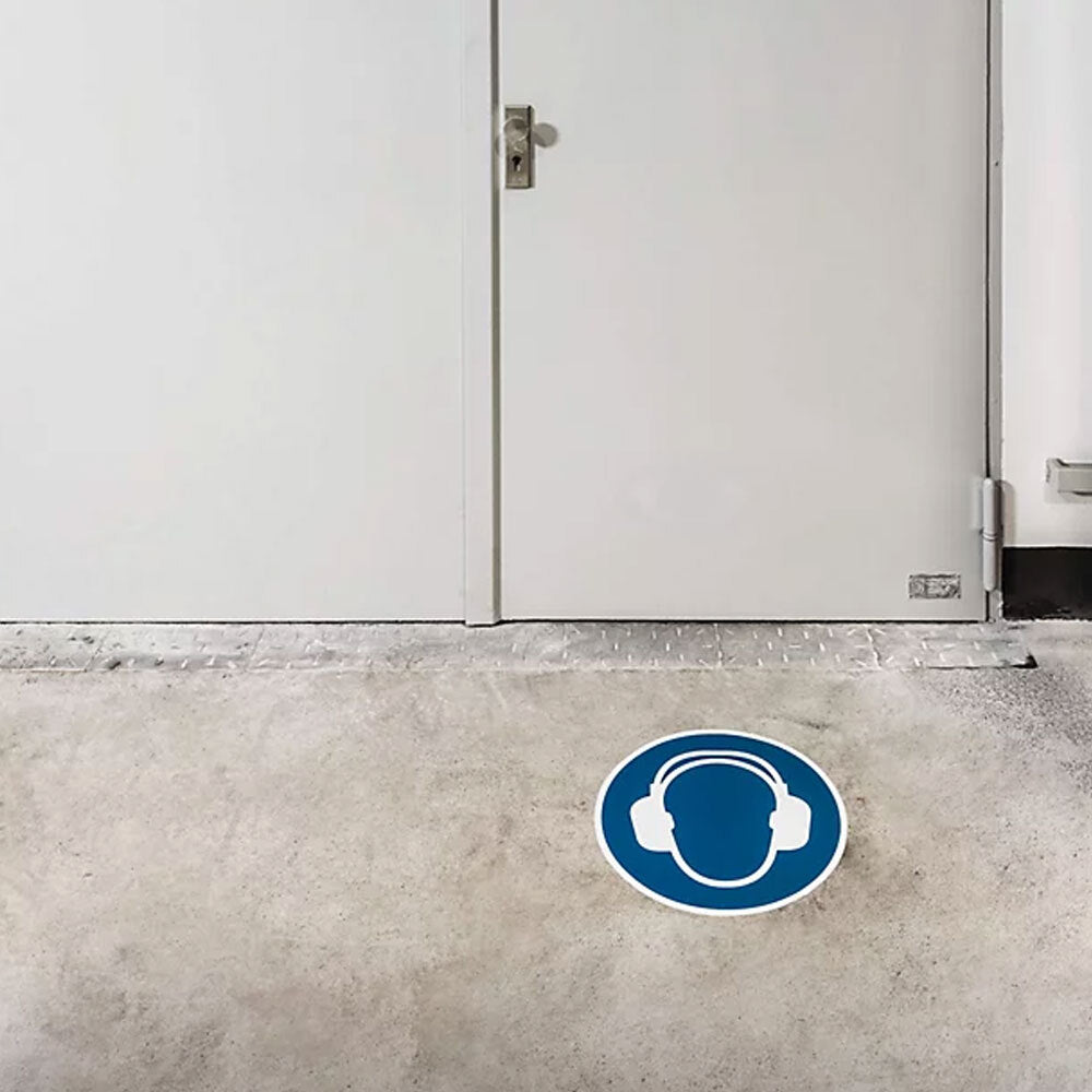 172906-durable-43cm-marking-sign-use-ear-protection-blue-white